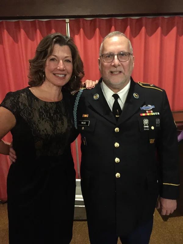 Veteran with Amy Grant