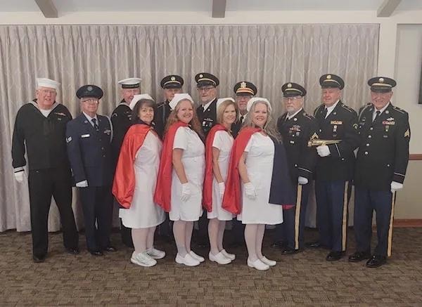 Registered Nurse ceremony for deceased veteran