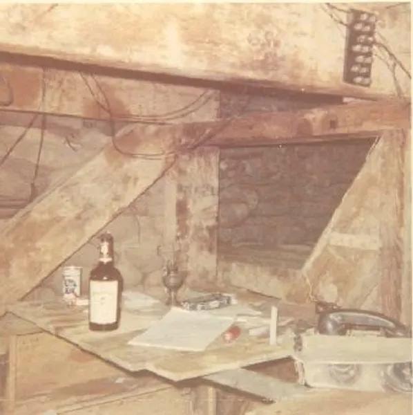 Inside of bunker 14 at LZ Ross