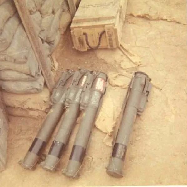 Four M72 LAWs at LZ Ross