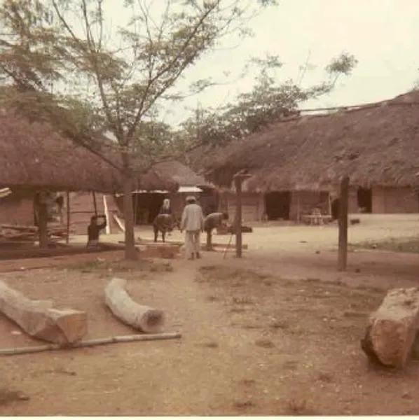 Woodwork in progress in Que Son